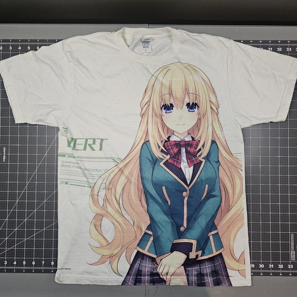 Vert Anime Tshirt Large Hifumi Shobo Hug Uberdimension Hyperdimension Zombies